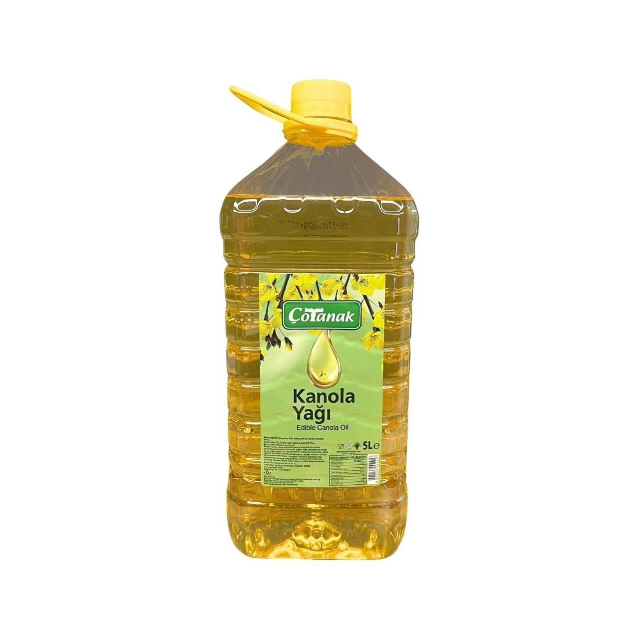 Çotanak Kanola Yağı 5 lt Kare Pet x4 lü Koli