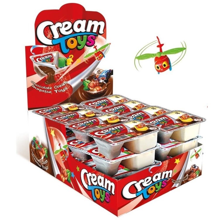 Cream Toys Kakaolu Krema ve Oyuncak 10 Gr x24 lü Paket