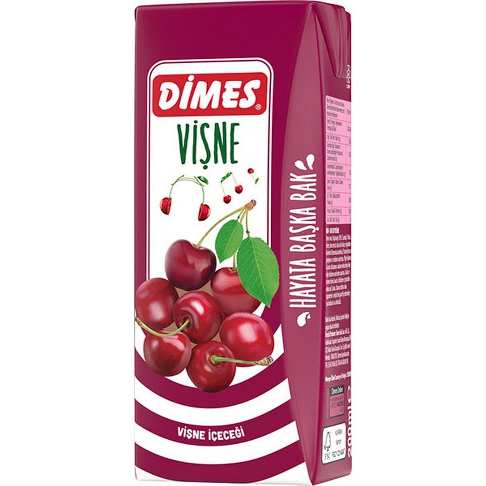 Dimes 200 Ml Vişneli İçecek x27 li Koli