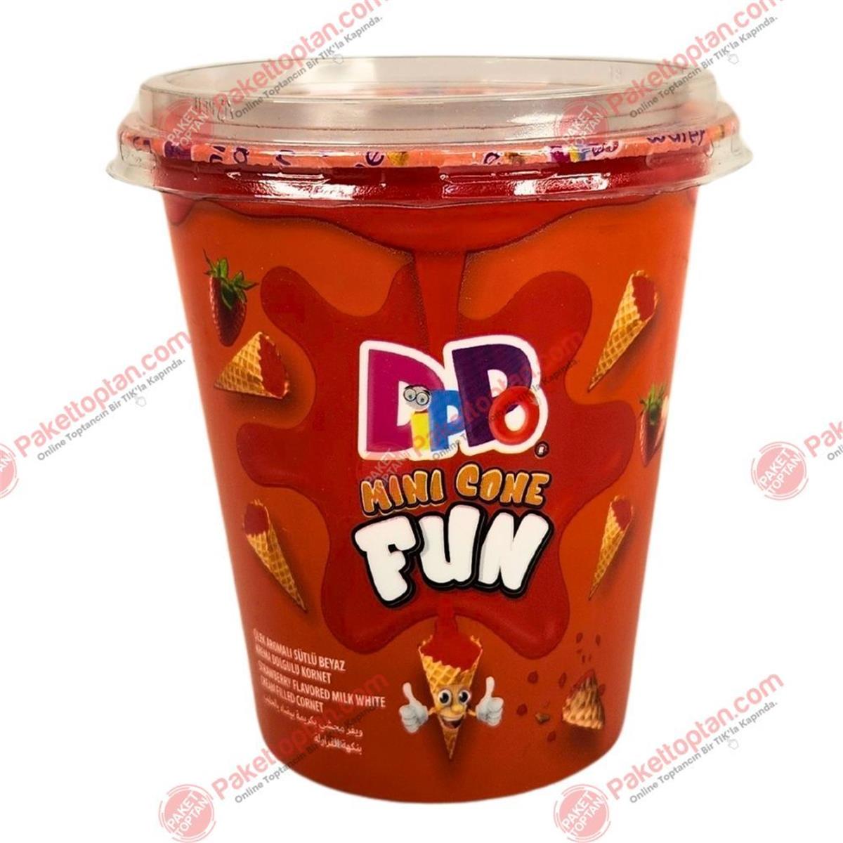 Dippo Mini Cone Çilek 70 Gr