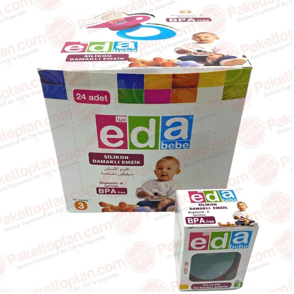 Eda Damak Emzik Silikon No: 3 (18 Ay ve Üzeri Bebekler İçin)