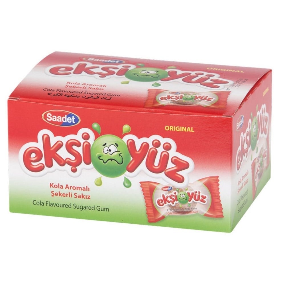 Ekşiyüz Kola Aromalı Sakız 100 lü Paket