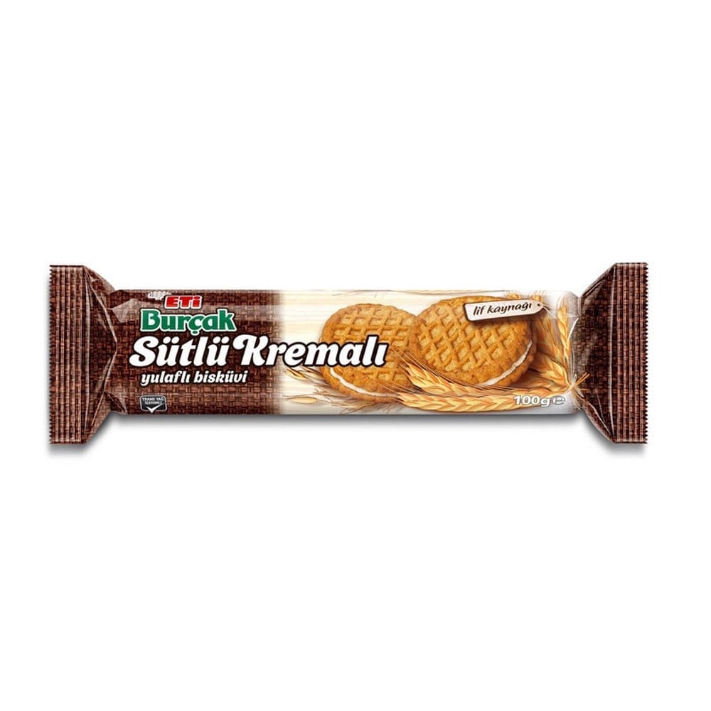Eti Burçak Sütlü Kremalı 100 gr  x12 li Koli