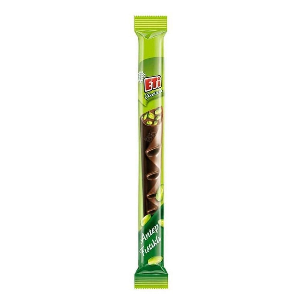 Eti Çikolata Çubuk Uzun Antep Fıstıklı 34 gr  x16 lı Paket