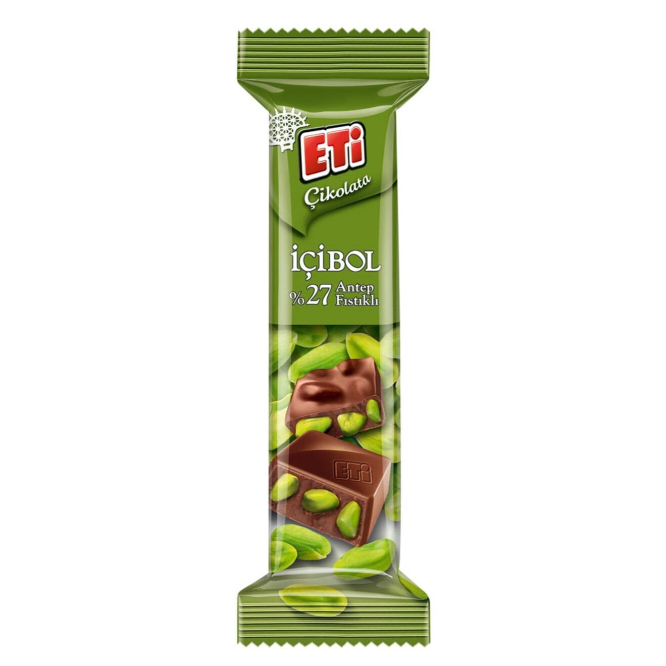 Eti Çikolata İçibol Antep Fıstıklı 30 Gr x12 li Paket