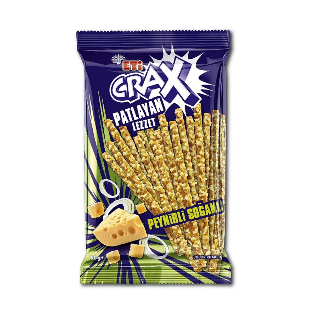 Eti Crax Patlayan Peynirli Soğanlı Kraker 50 gr 