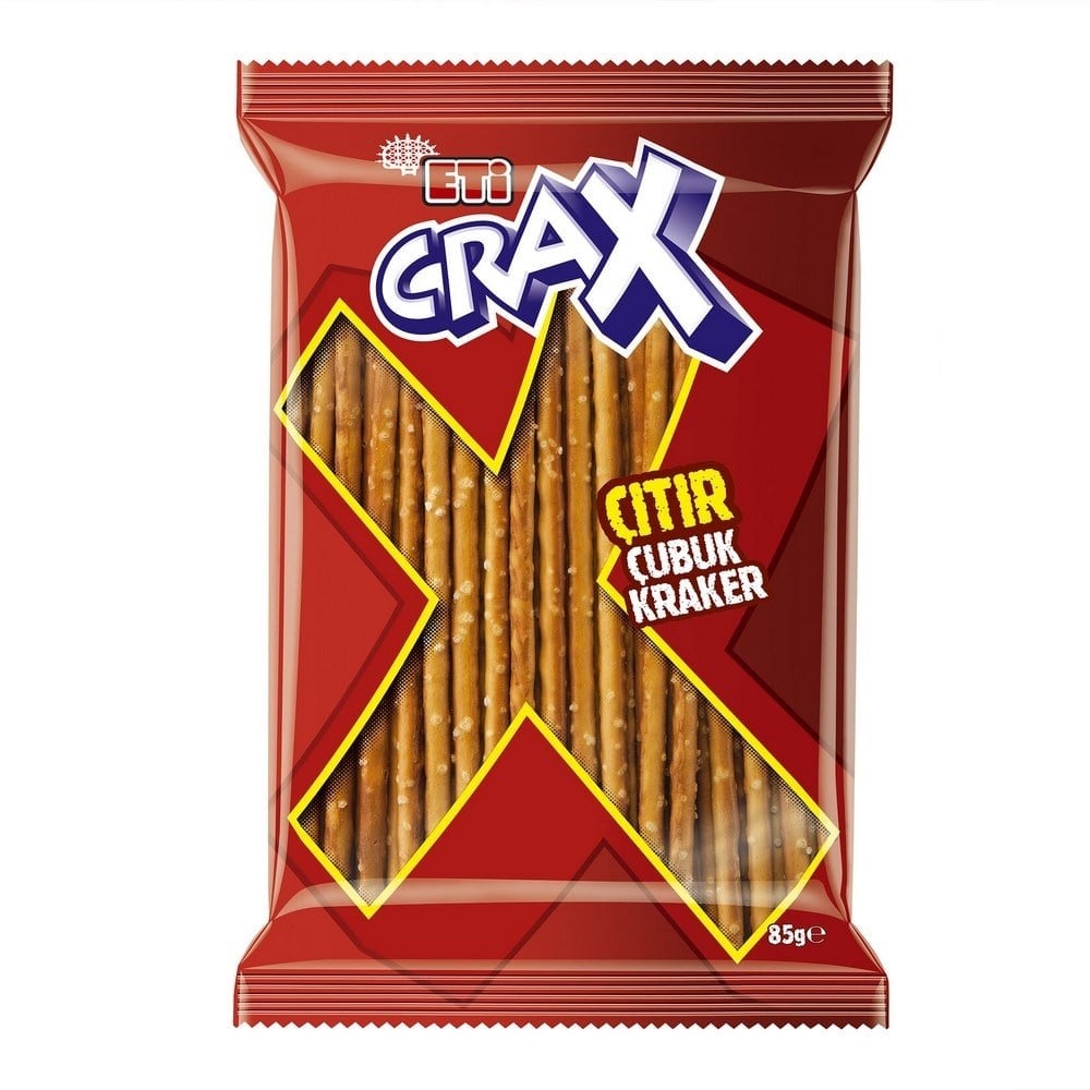 Eti Crax Sade Çubuk Kraker 85 Gr (Büyük) x12 li Koli