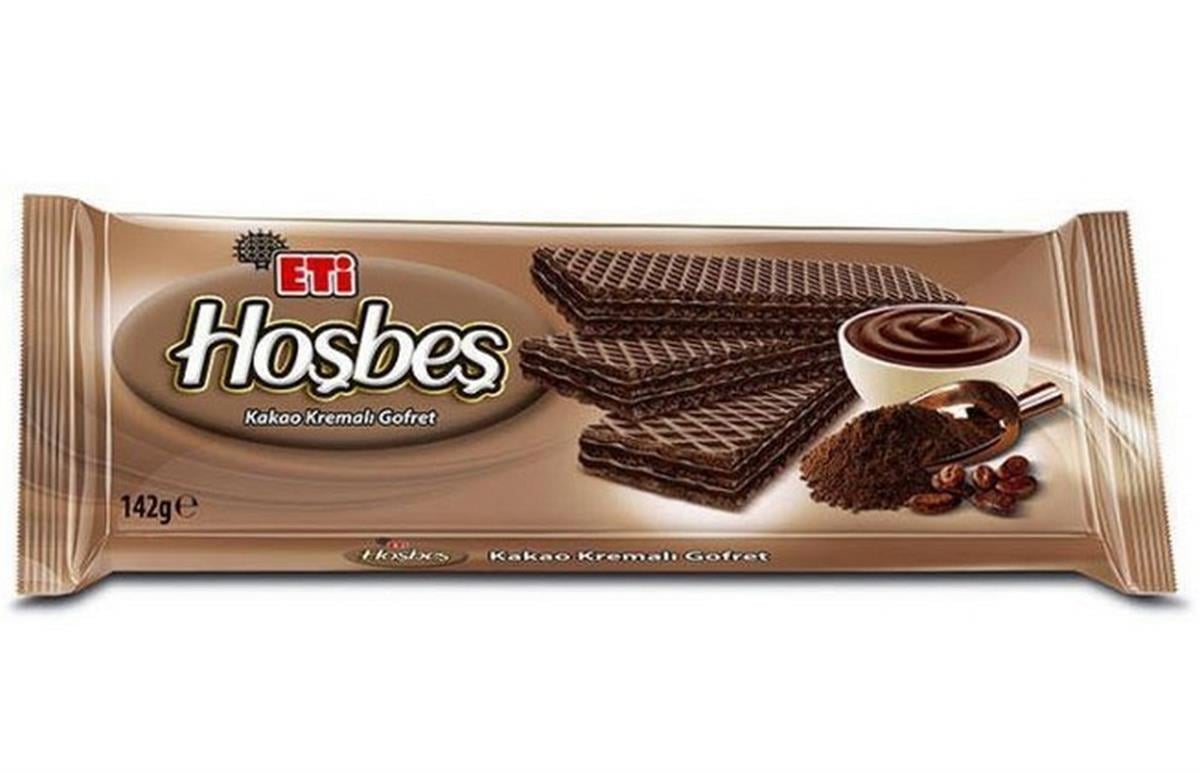 Eti Hoşbeş Kakao Kremalı Gofret 142 Gr 