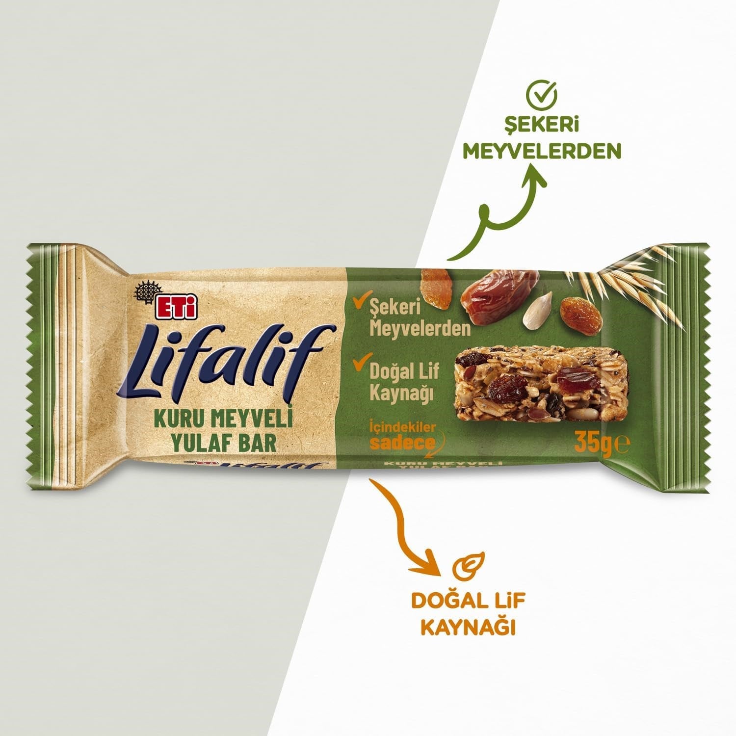 Eti Lifalif Bar 35 Gr Kuru Meyveli x16 lı Paket