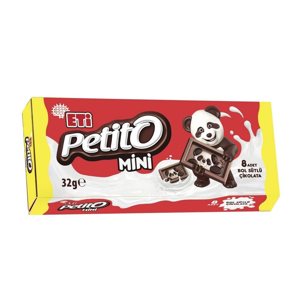 Eti Petito Mini 32 Gr Bol Sütlü Çikolata  x16 lı Paket