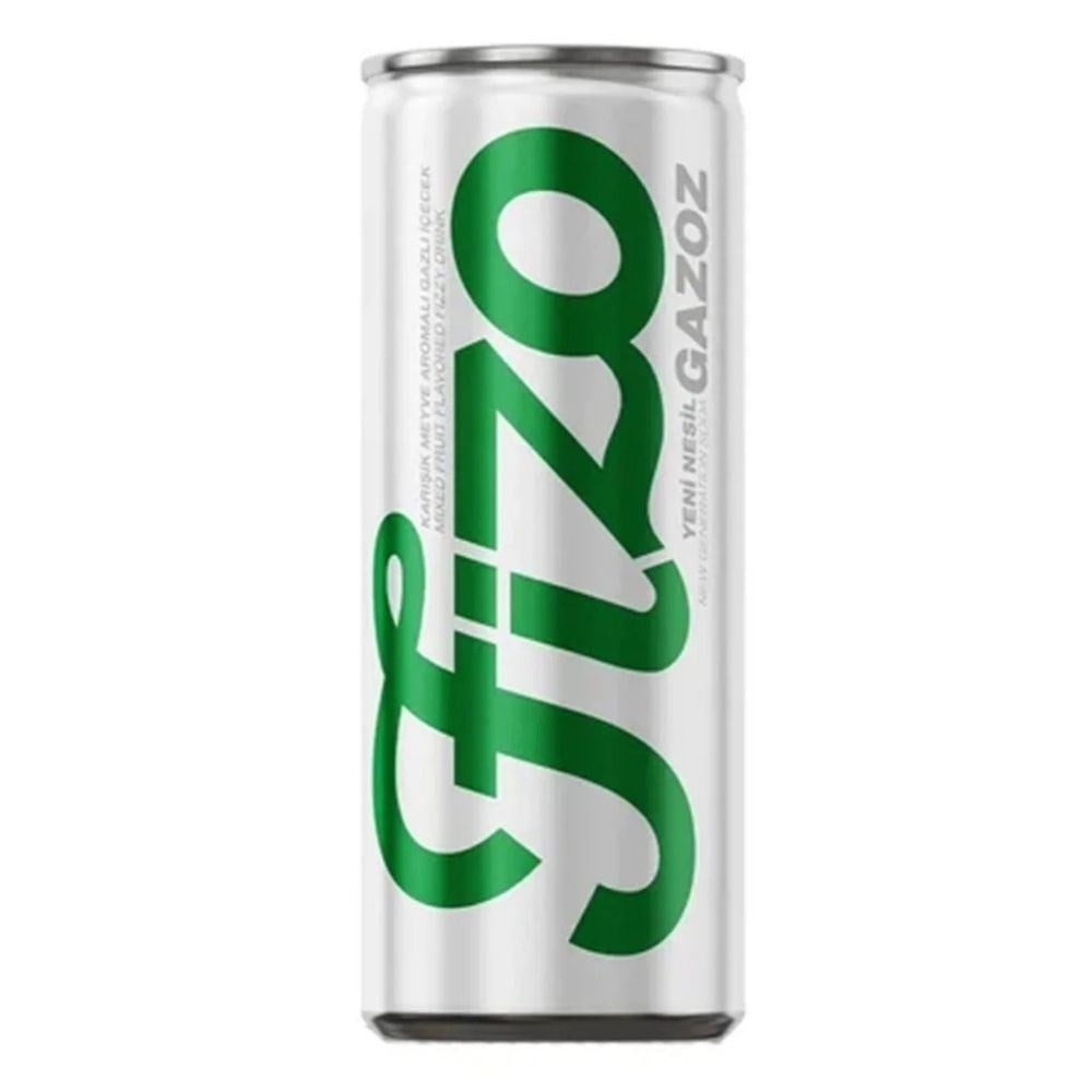 Fizo Karışık Meyve Aromalı Gazoz 250 Ml x24 lü Koli