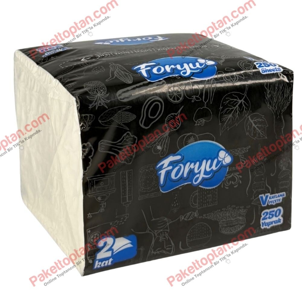Foryu V Katlı Çekal Peçete 250 Adetli x24 lü Koli