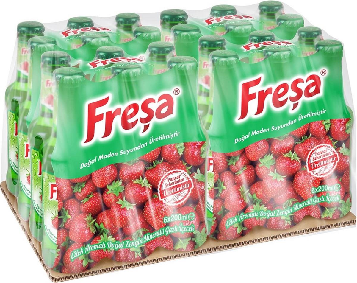 Freşa Çilek Aromalı Maden Suyu 200 Ml 