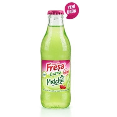 Freşa Extra Matcha ve Vişne Aromalı Maden Suyu 200 Ml x24 lü Koli
