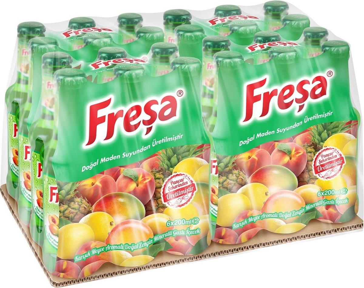 Freşa Karışık Meyve Aromalı Maden Suyu 200 Ml 