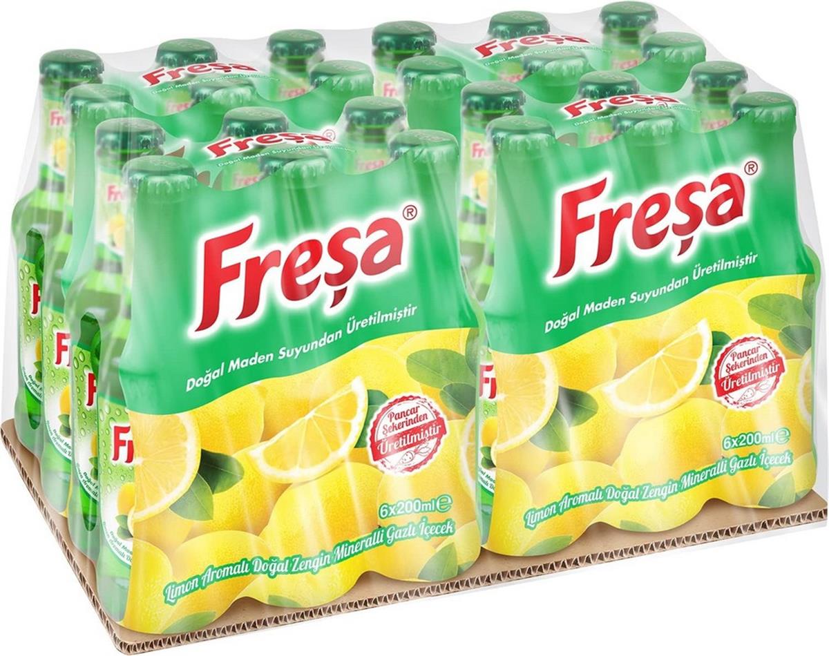 Freşa Limon Aromalı Maden Suyu 200 Ml 
