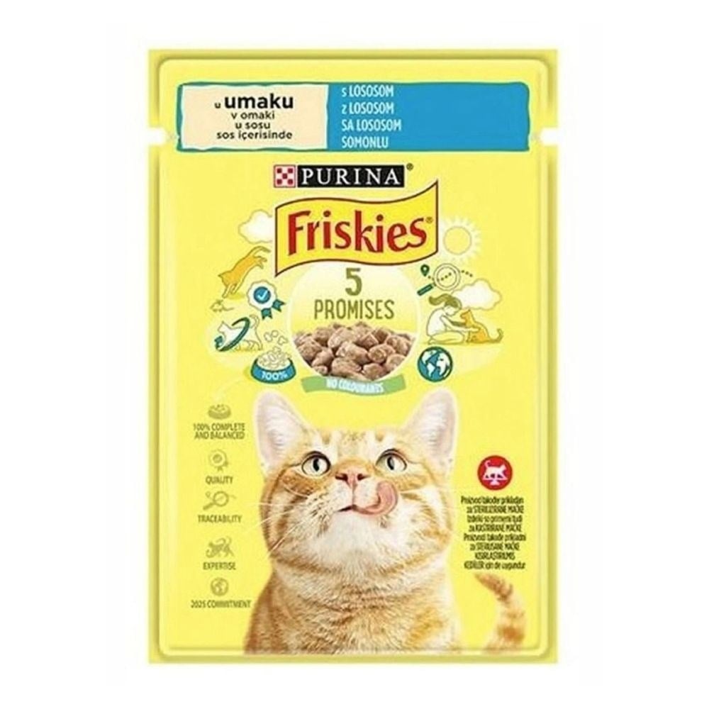 Friskies 85 Gr Somonlu Yaş Kedi Maması