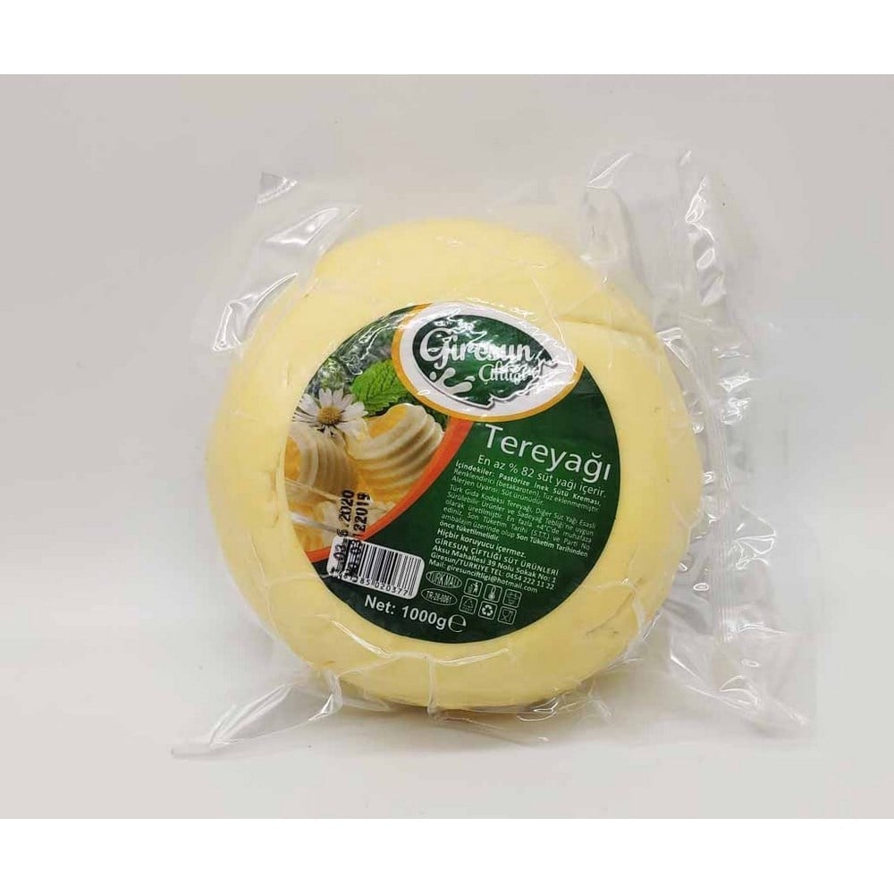 Giresun Çiftliği 1 kg Tereyağı %82 Yağlı