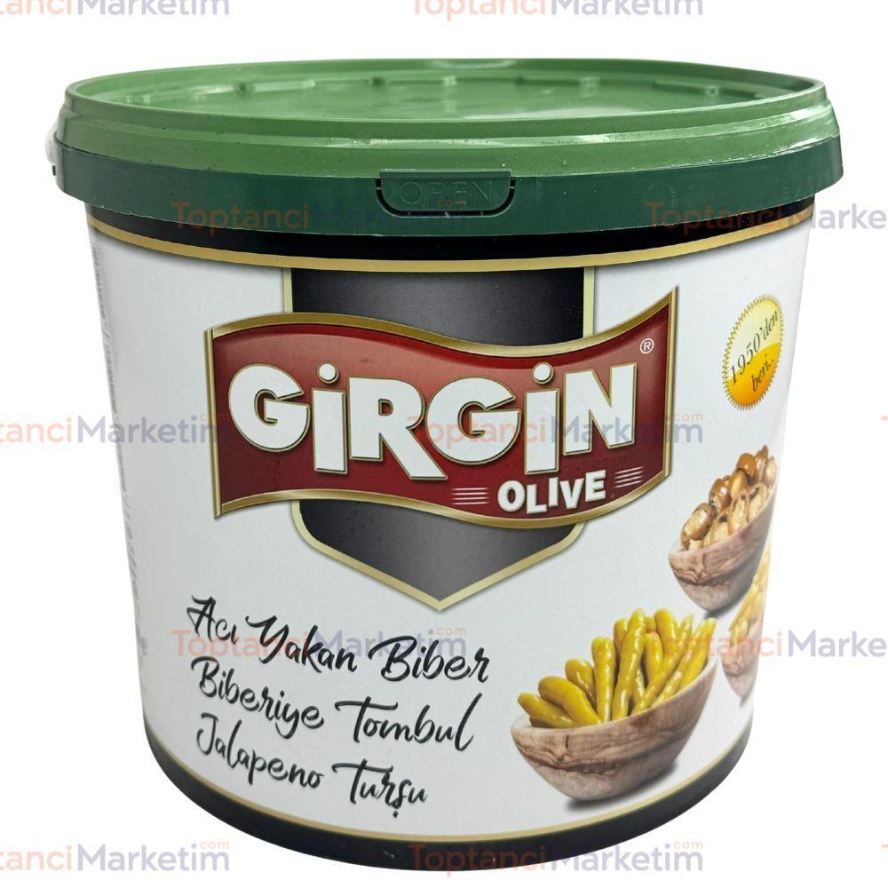 Girgin 5 Kg Süzme Yakan Biber Turşusu
