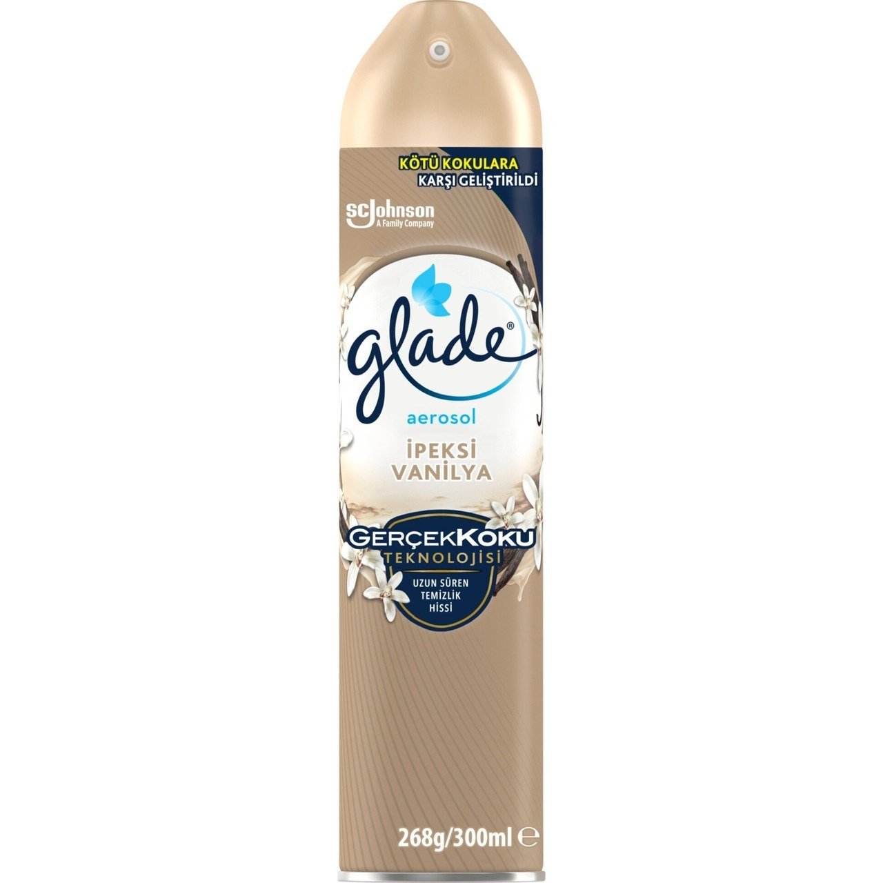 Glade Aeresol 300 Ml İpeksi Vanilya