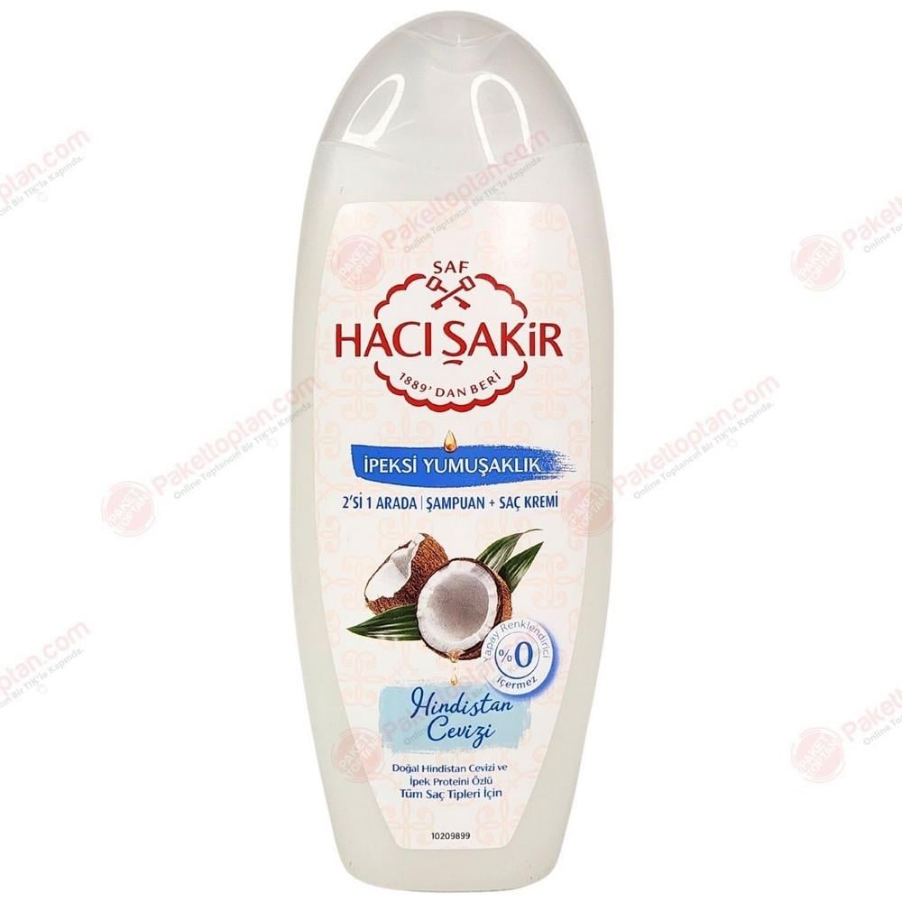 Hacı Şakir 500 Ml 2 si 1 Arada Şampuan Hindistan Cevizi