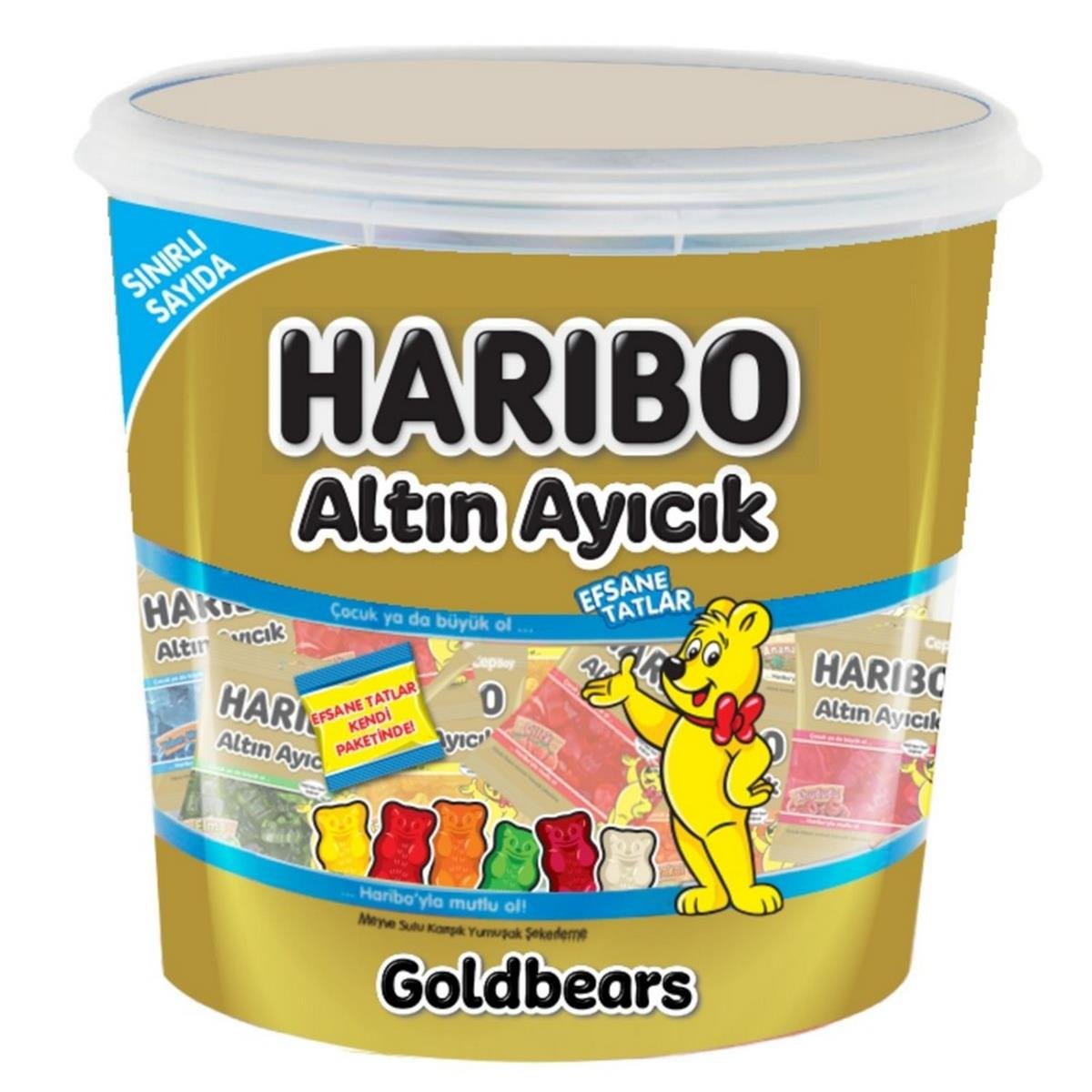 Haribo Altın Ayıcık 10 Gr 100 lü Kova Efsane Tatlar
