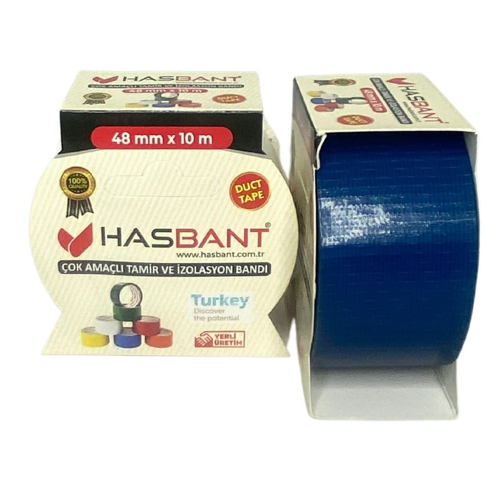 Hasbant Tamir ve İzolasyon Bandı Mavi 48 mm x 10 Mt