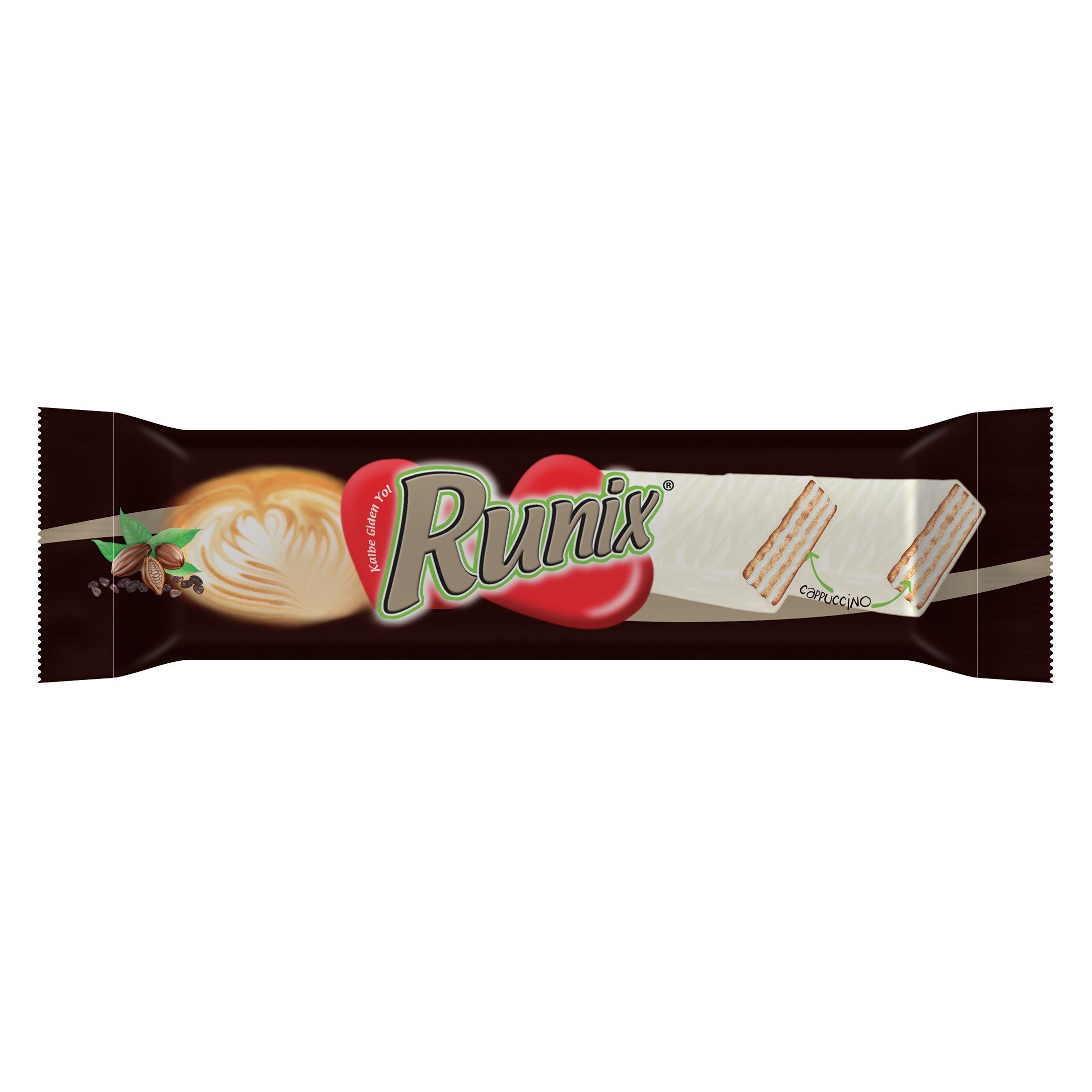 Hazal Runix Kapuçino Aromalı Gofret 40 Gr x24 lü Paket