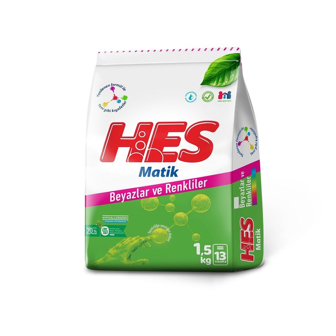 Hes Matik 1,5 Kg White & Colors