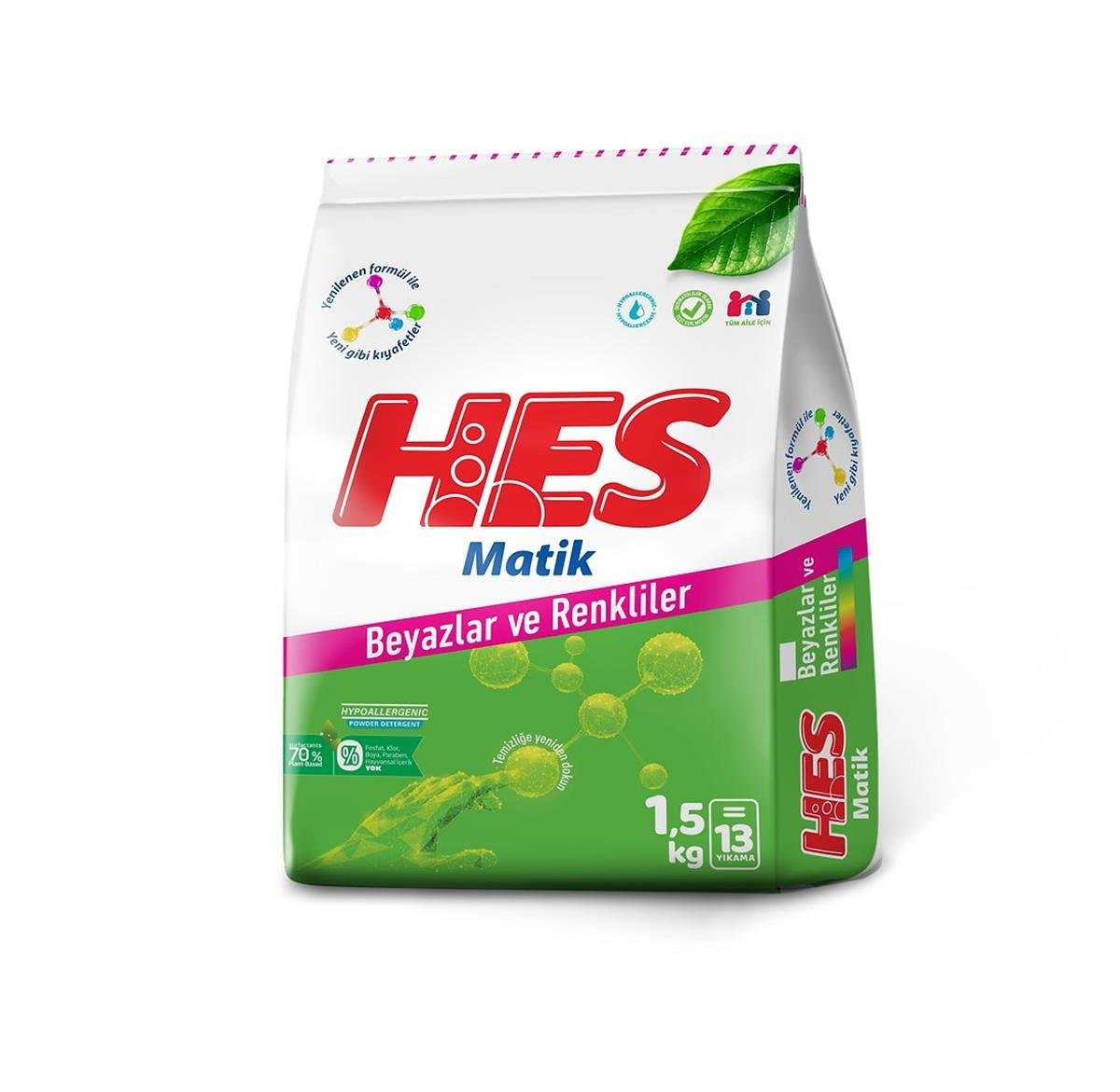 Hes Matik 1,5 Kg White & Colors