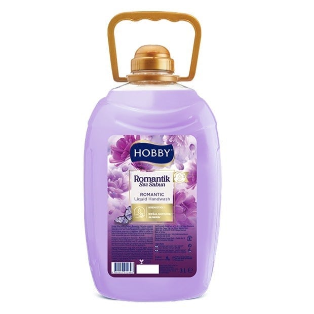 Hobby 3 Lt Sıvı Sabun Romantik x4 lü Koli