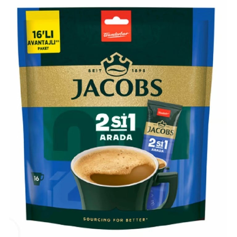 Jacobs 16 lı Poşet 2 si 1 Arada 168 Gr