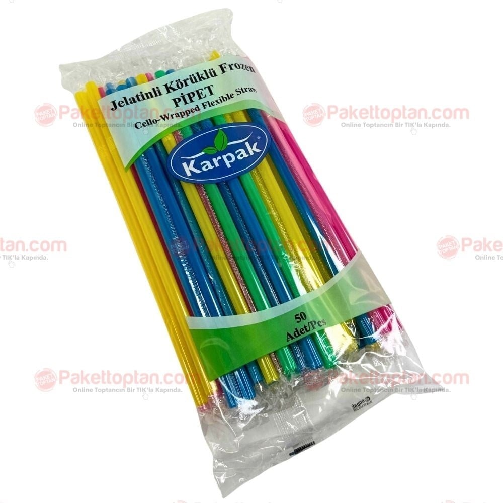 Karpak Jelatinli Körüklü Frozen Pipet 24 Cm 50 li Pk