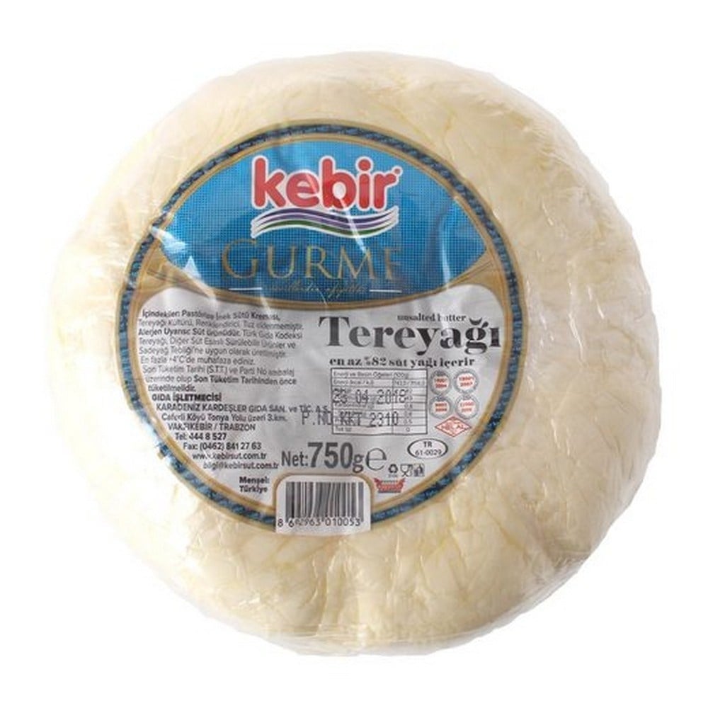 Kebir 750 gr Gurme Tereyağı %82 Yağlı