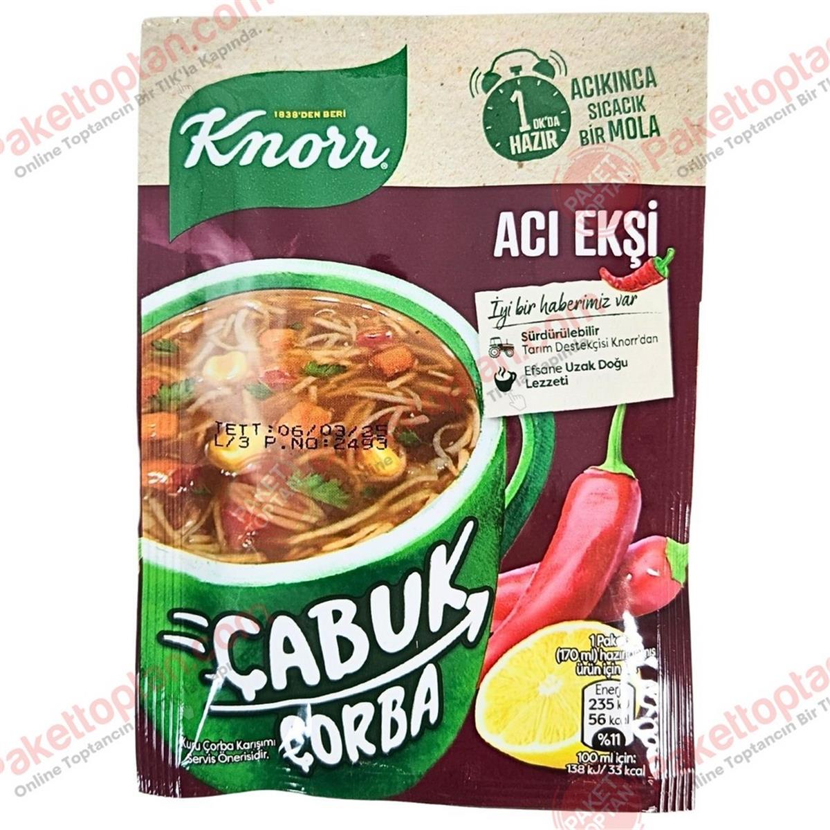 Knorr Çabuk Çorba Acı Ekşi 19 Gr