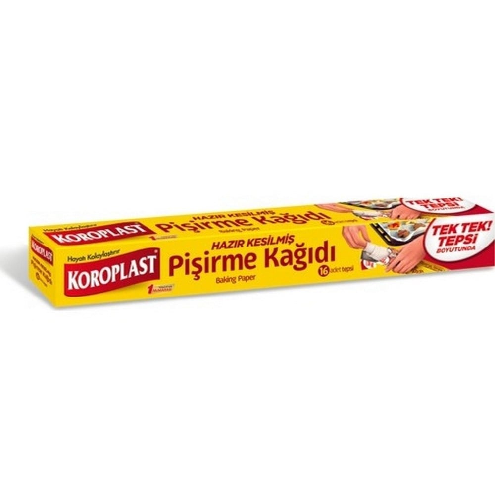 Koroplast Pişirme Kağıdı Kesillmiş 16 Yaprak 42x37 cm