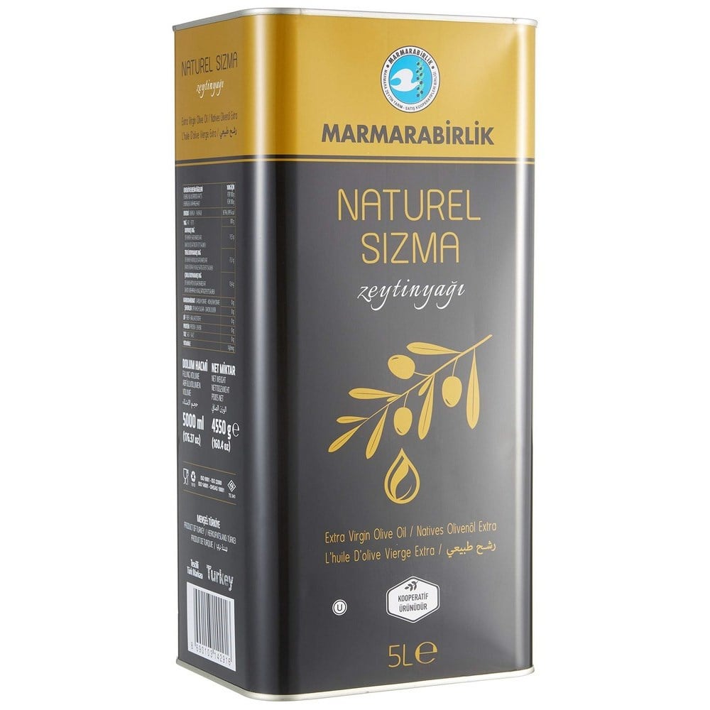 Marmarabirlik 5 lt Naturel Sızma Zeytinyağı Teneke