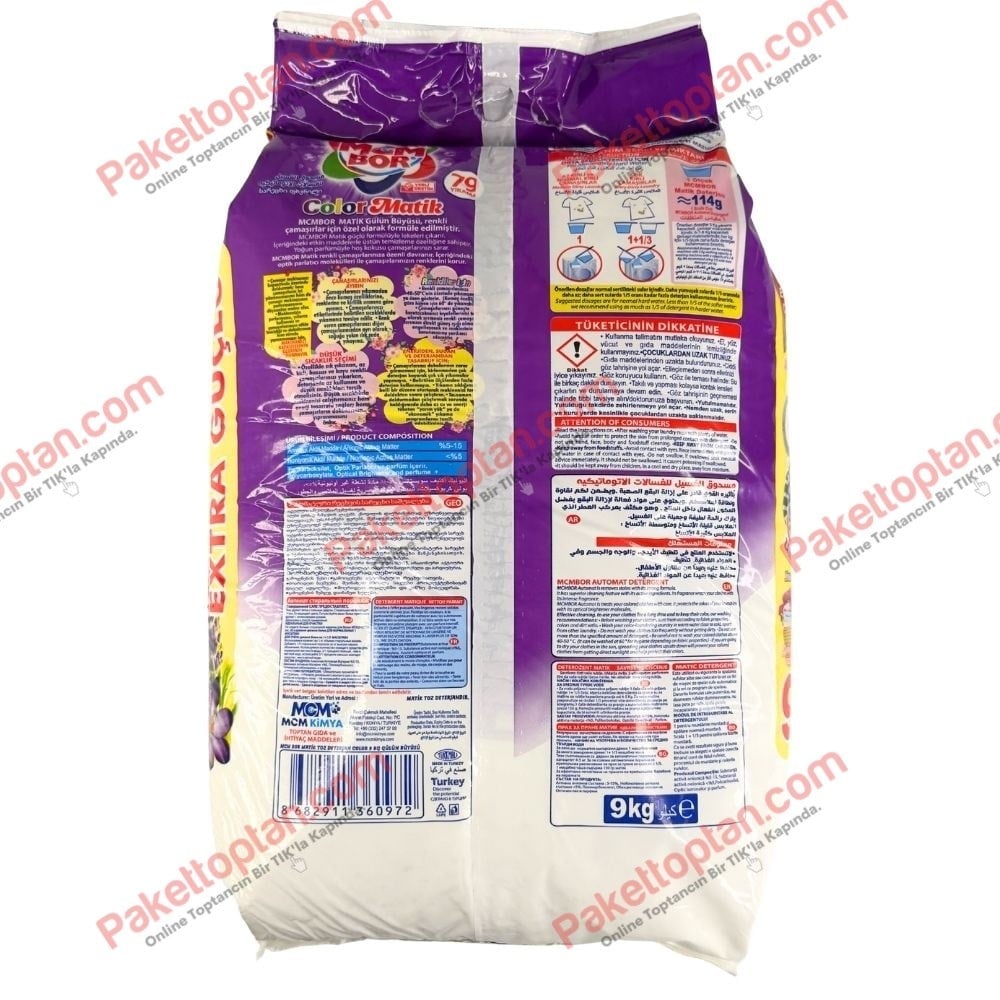 Mcmbor Matik 9 Kg Color Renkler