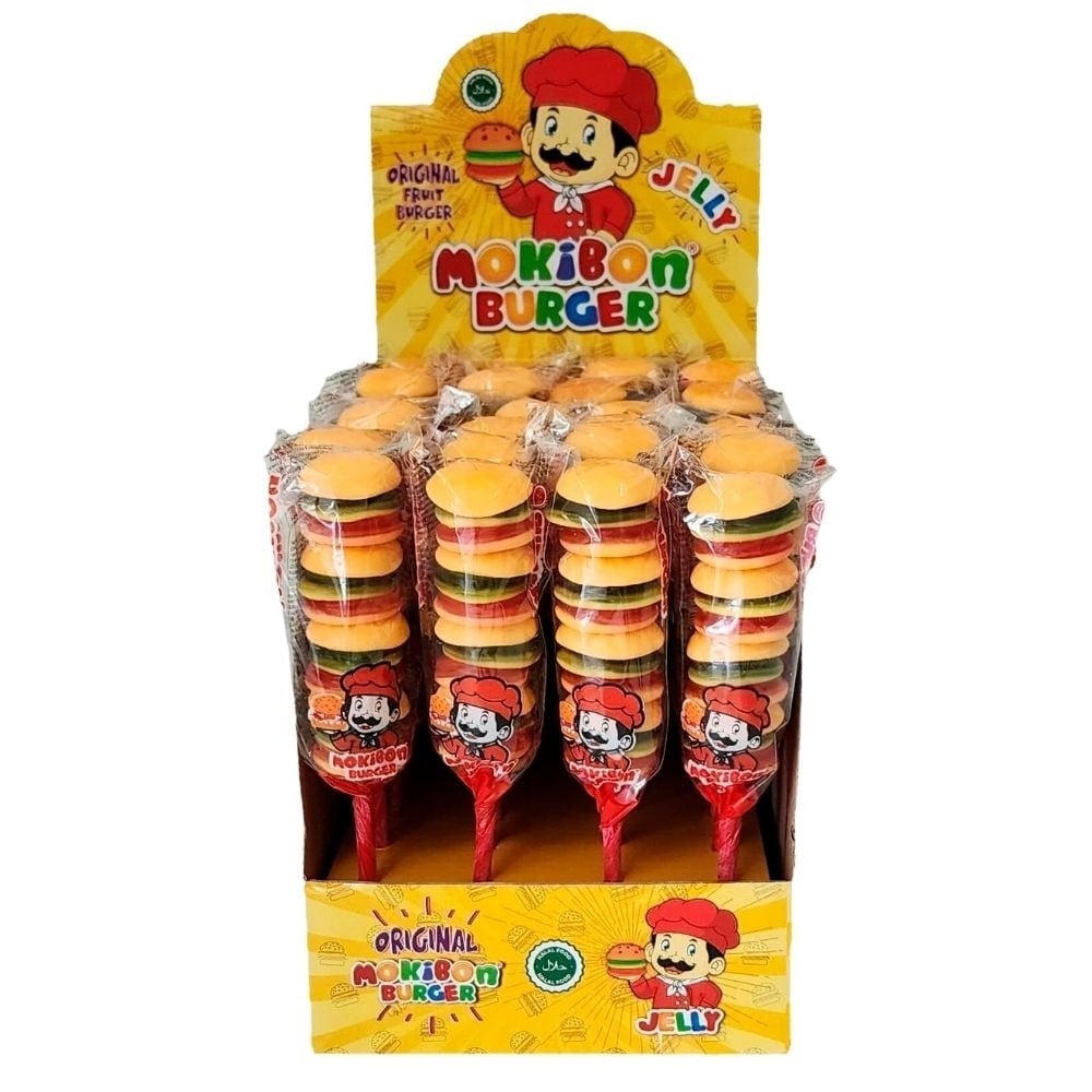 Mokibon Burger Jelly Yumuşak Şeker 31 Gr x24 lü Paket