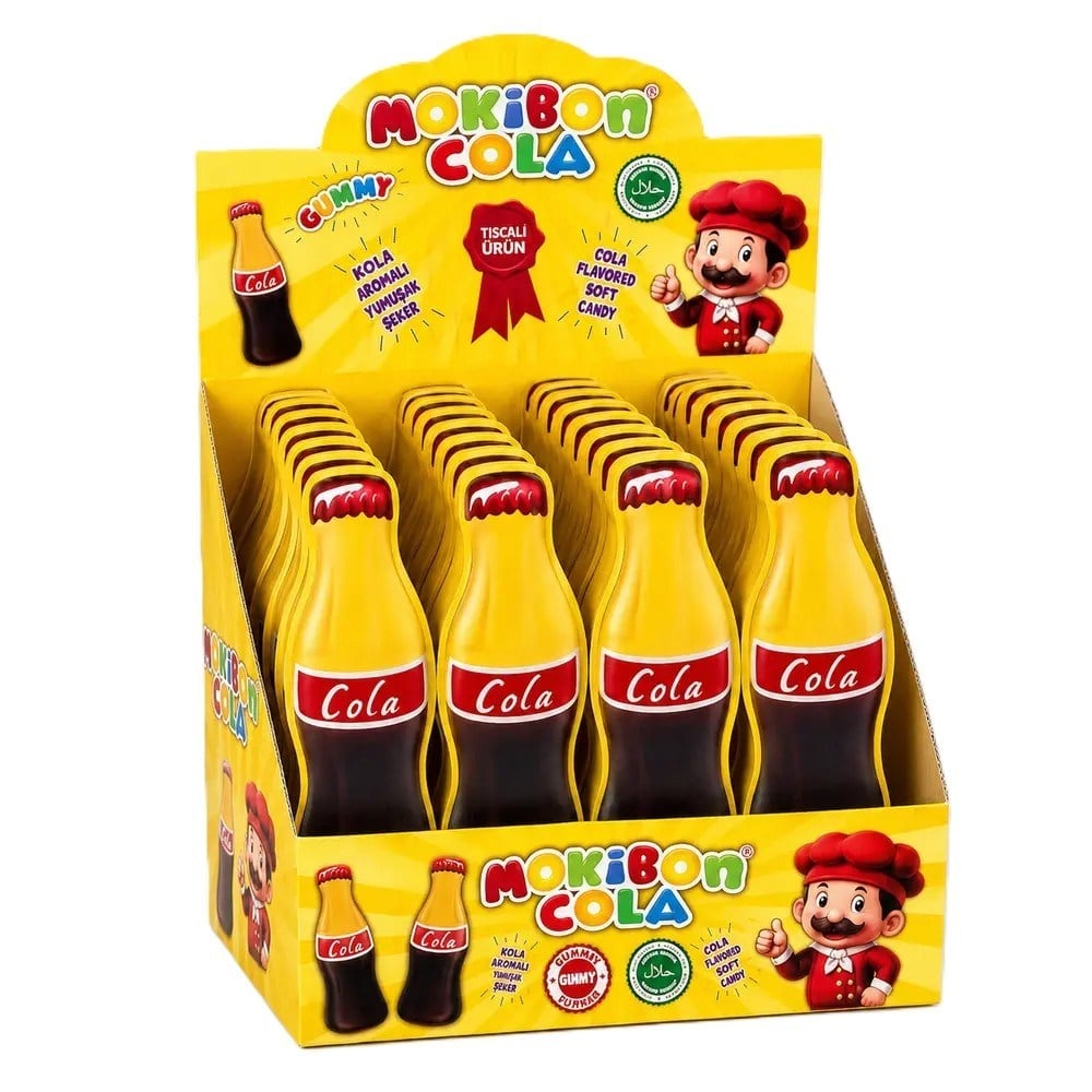 Mokibon Cola Yumuşak Şeker 22 Gr x24 lü Paket