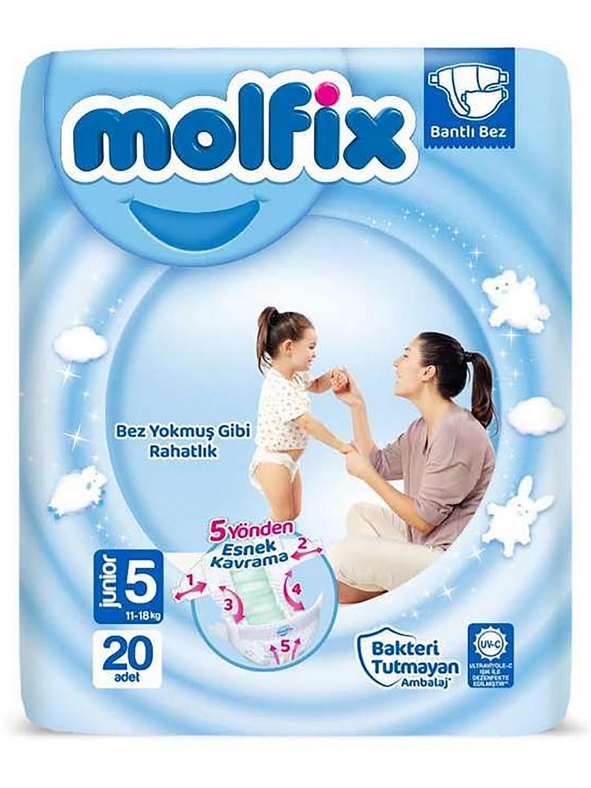 Molfix Jumbo 5 Numara 20 Adetli