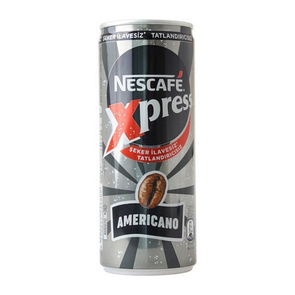 Nescafe Xpress 250 Ml Americano Şekersiz x24 lü Koli
