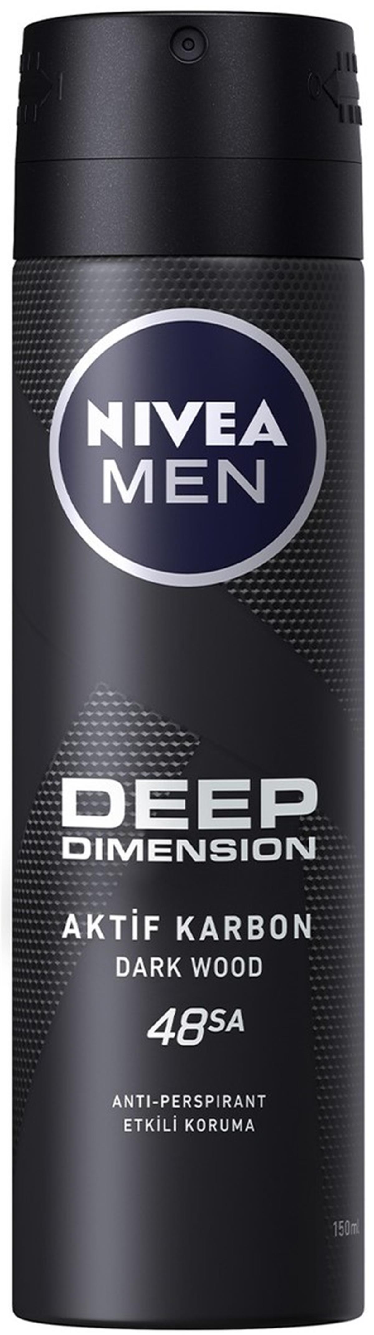 Nivea Deodorant Erkek 150 Ml Deep Dimension