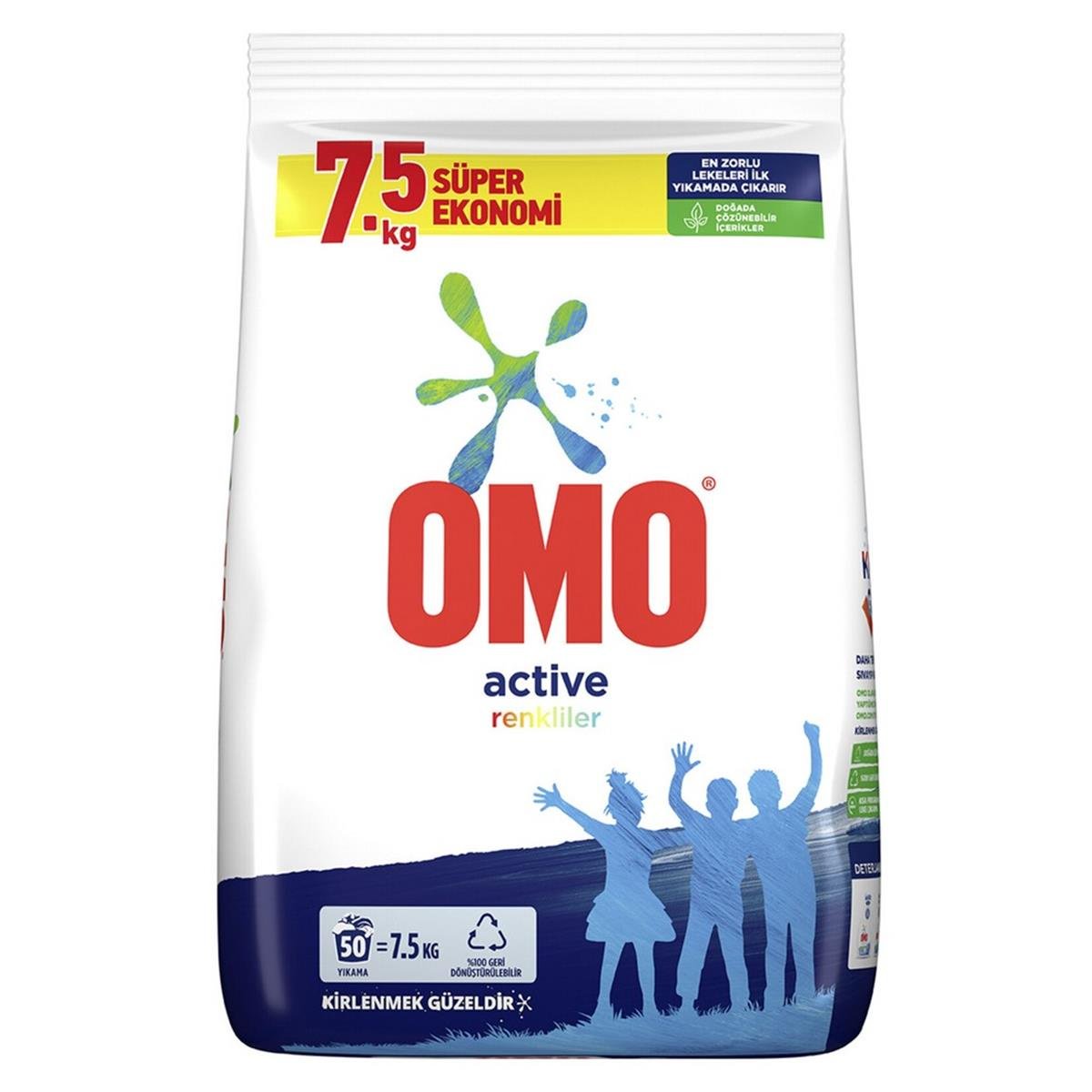 Omo Matik 7,5 kg Active Renkliler