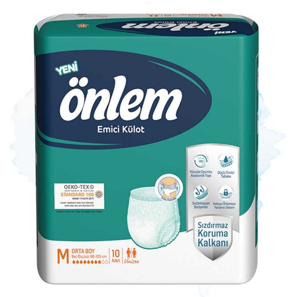 Önlem Hasta Bezi Külot 10 Adetli Medium Boy