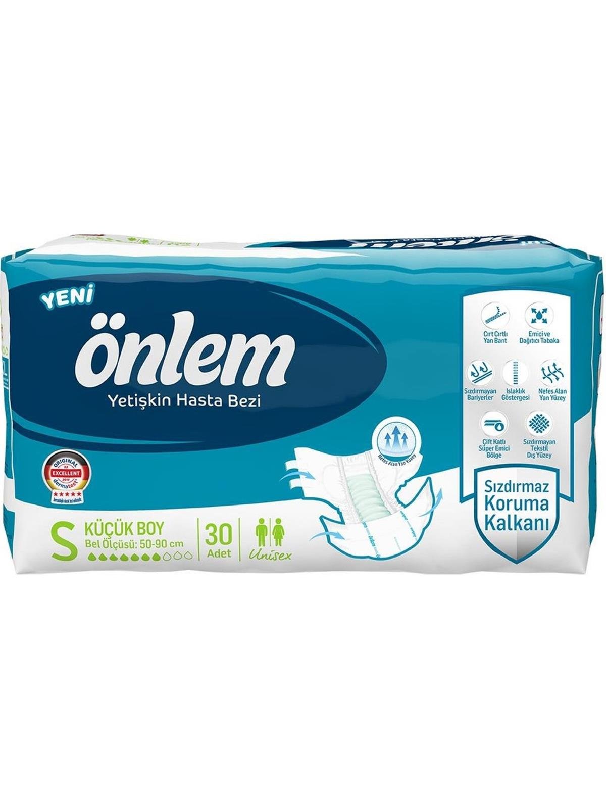 Önlem Yetişkin Bezi Bel Bantlı 30 Adetli Small Boy