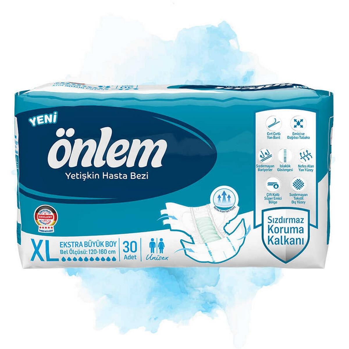 Önlem Yetişkin Bezi Bel Bantlı 30 Adetli XLarge Boy