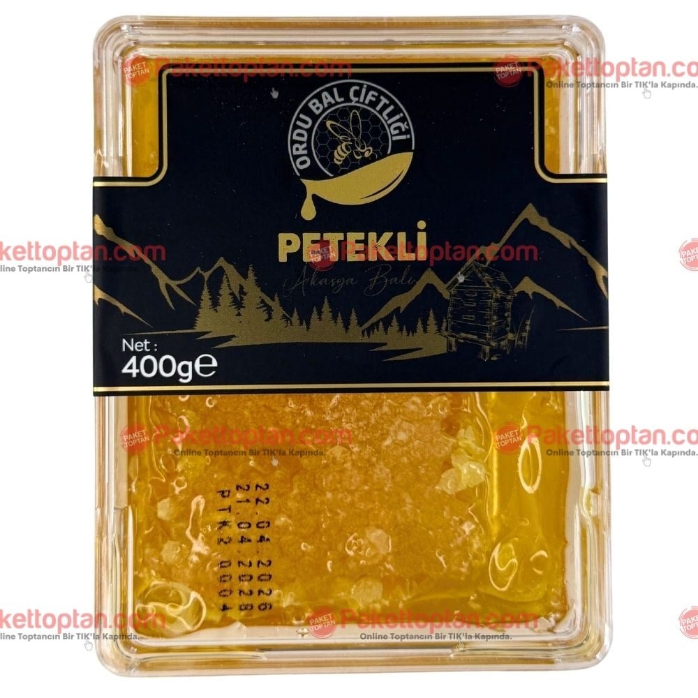 Ordu Bal Çiftliği 400 Gr Petekli Akasya Balı