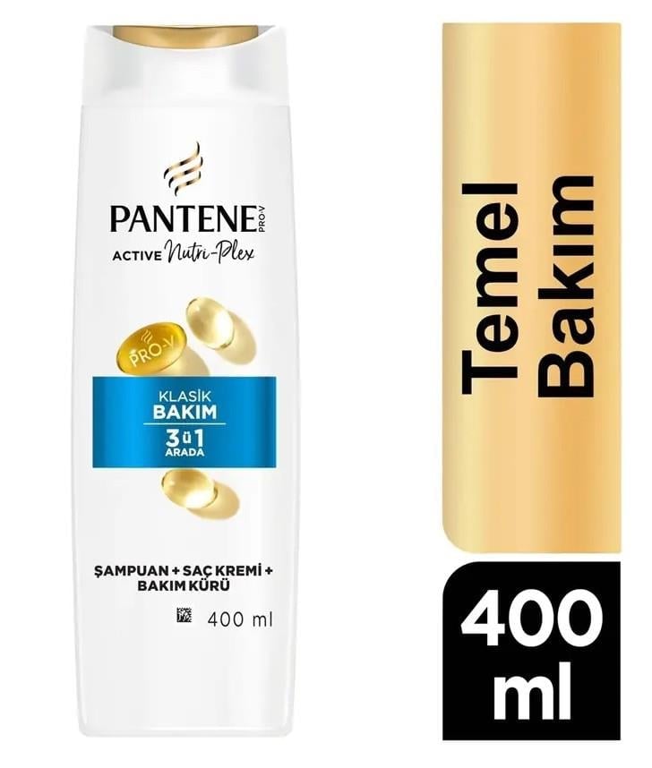 Pantene 400 Ml 3 ü 1 Arada Şampuan Klasik Bakım