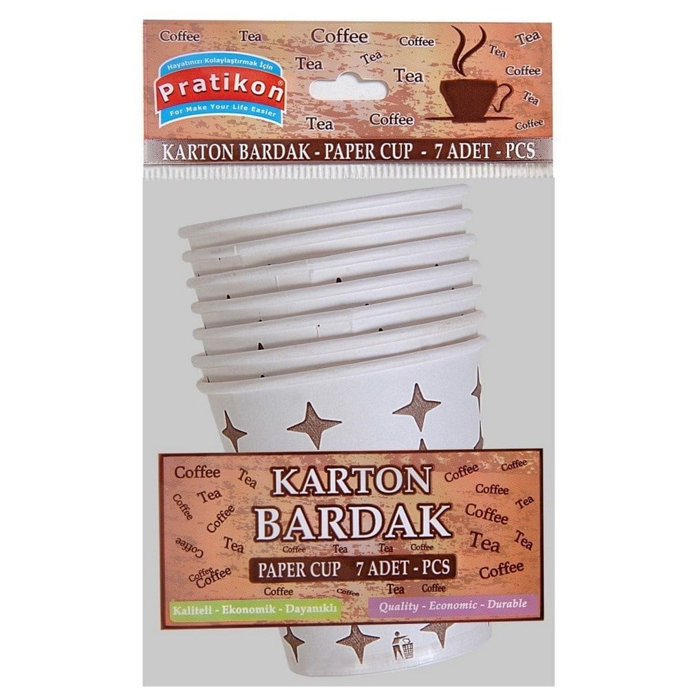 Pratikon 7 li Karton Bardak 7 oz